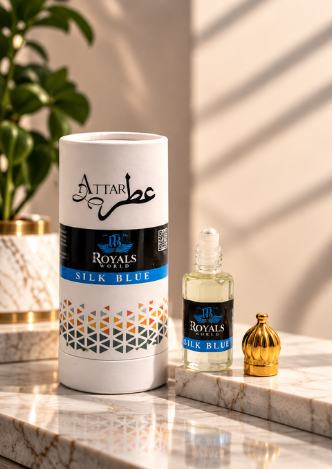Silk Blue Attar – Premium Long-Lasting Fragrance | 6ml 12ml