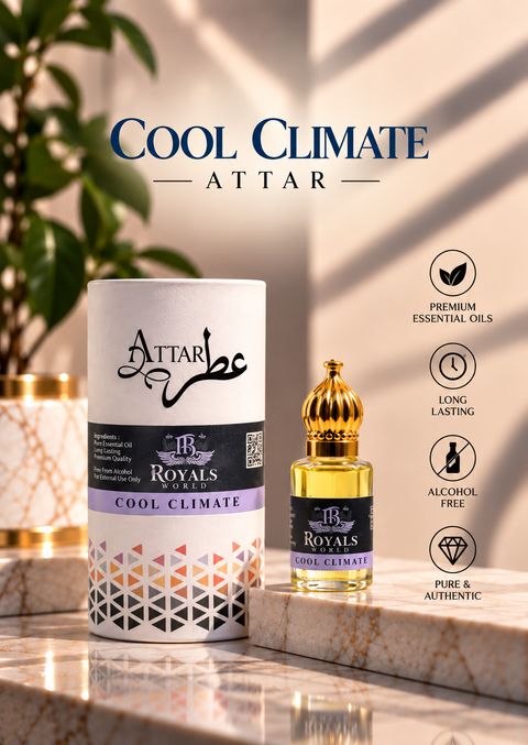 Cool Climate Attar – Premium Long-Lasting Scent | 6ml 12ml