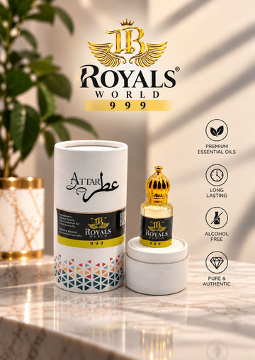 Royals World 999 Attar | Premium Essential Oil Perfume / 6ml 12ml