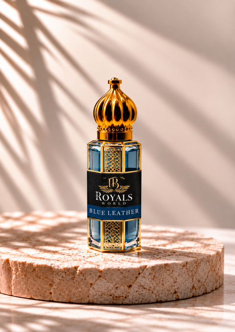 Blue Leather Attar – Bold & Sophisticated Fragrance | 6ml 12ml